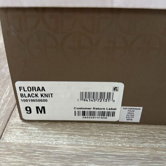 Giani Bernini Floraa Memory Foam‎ Sporty Lace Up Sneakers 9 black Knit nwt - Picture 7 of 12